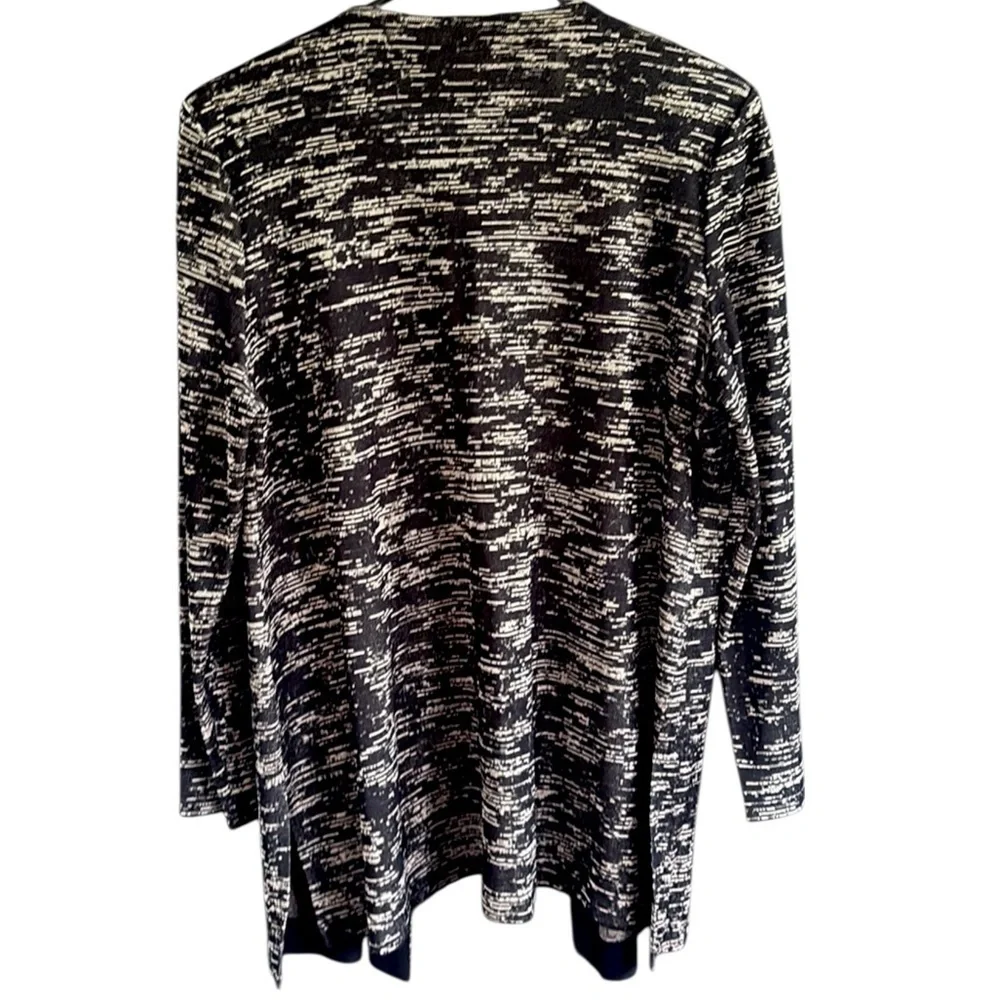 NWT Ming Wang Open Front Grommet Sweater Size Large Retail $295.00